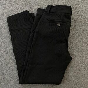 Mr Turk Pants Men 29x28 Slim Fit Chino Slacks Knit Textured Preppy Resort  Black